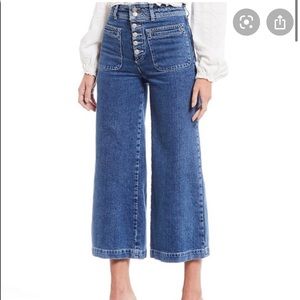 Colette Wide Leg Cropped Jeans